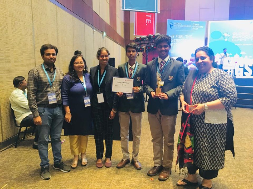 First Prize In Global Schoolpreneur Summit 2019